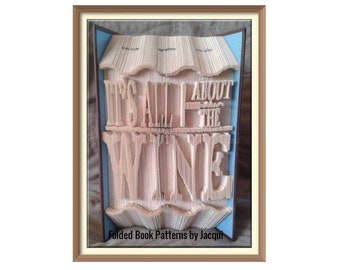 Wine Book Folding Pattern (1475)