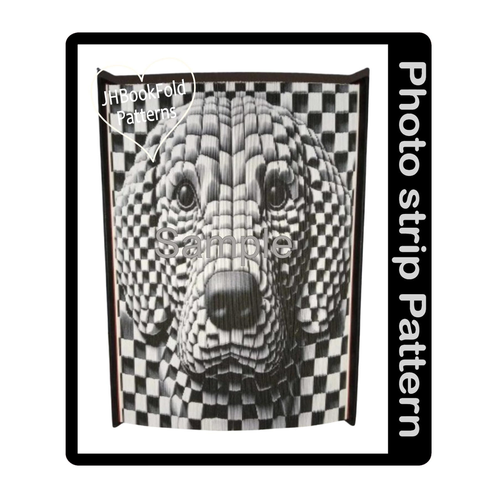 Cat Face Photo Strip Pattern (3579PS) - Etsy