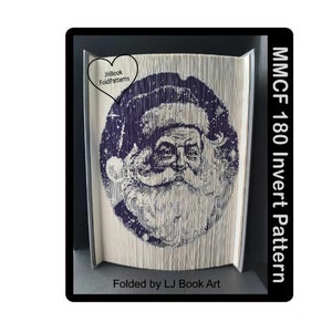 Santa Cut and fold Book art Pattern (6520)