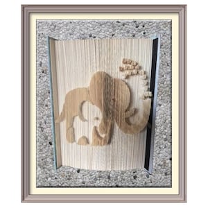 2537. Elephants Book Art Pattern