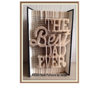1493. Dad Book Folding Pattern
