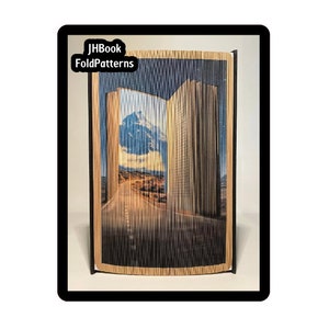 Road through Knowledge Photo strip Book art Pattern (418PS)