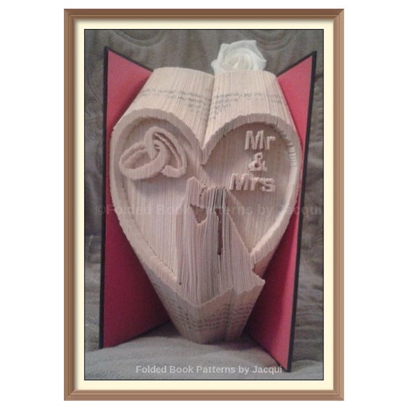 Wedding Book Folding Pattern Etsy