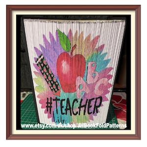 Teacher Life Photo strip Book art pattern (38)