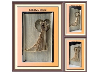 Wedding Cut and fold Book Art Pattern (2655)