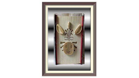 3019 Zebra Book Folding Art Pattern