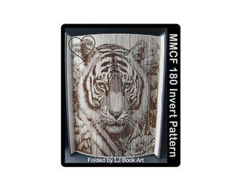 Tiger Cut and fold Buchfalten Muster (6690)