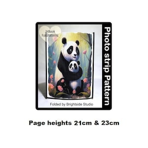 Pandas Photo strip pattern (1504PS)