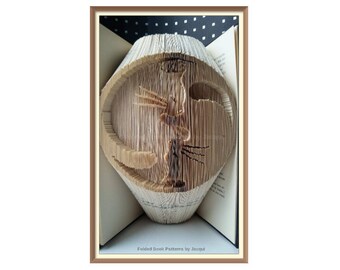 Cat Yin Yang Cut and fold pattern (423)