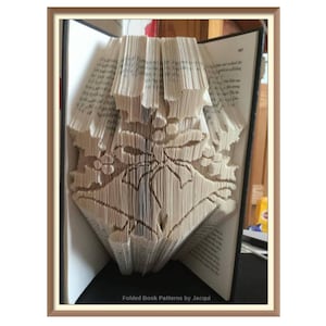 Christmas Bells Cut and fold Book art pattern (117)