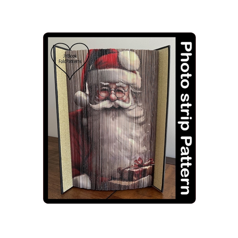 Weihnachtsmann-Fotostreifen-Buchkunstmuster 1549 PS Bild 10