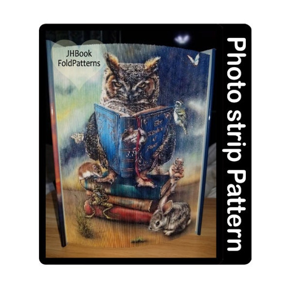 The wisdom of peace Photo strip Book art Pattern (1206PS)