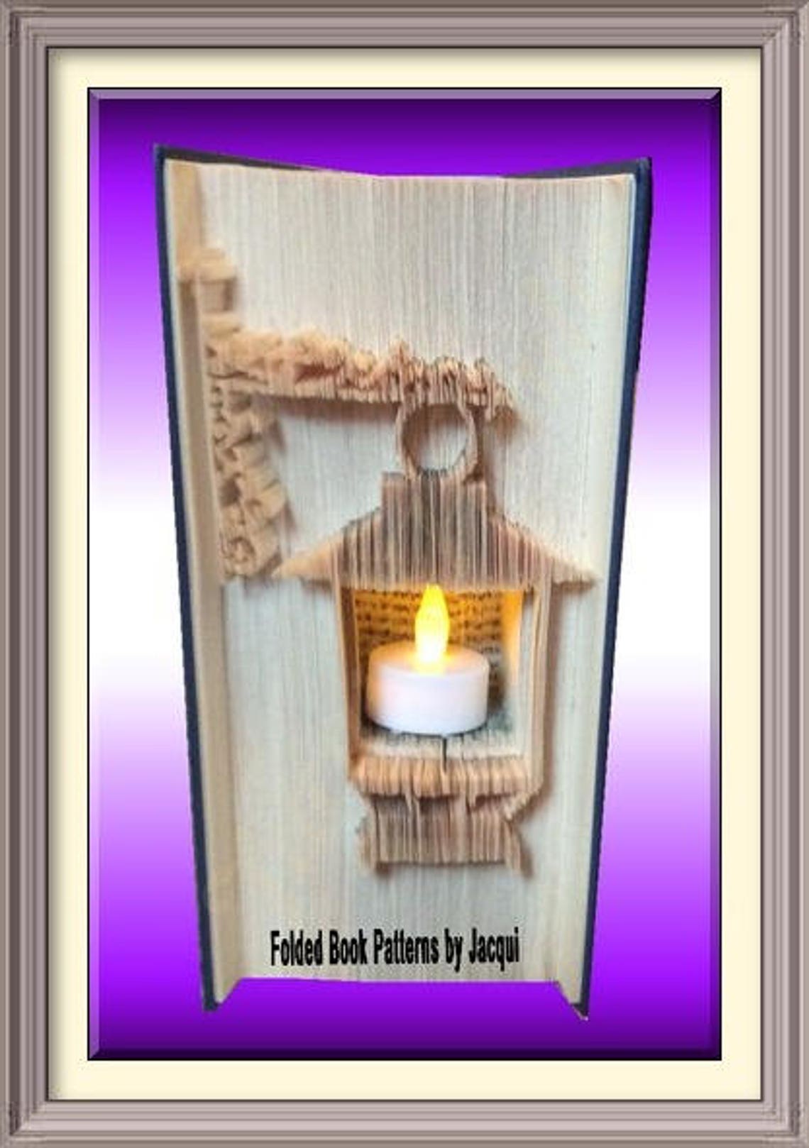 2405. Lantern Book Folding Pattern Etsy