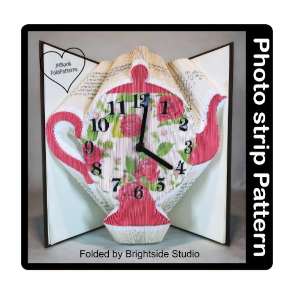 Teapot Clock Photo strip pattern (1625PS)
