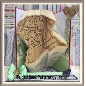 Pug Book Folding Pattern (B39)