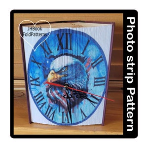 Bald eagle clock Photo strip pattern 1459PS image 10