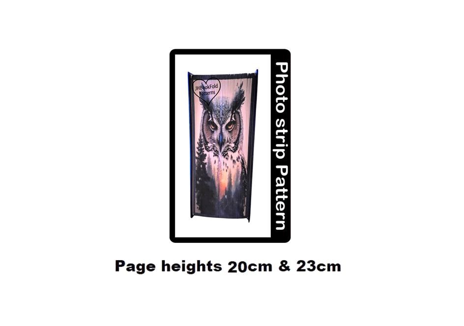 Forest Owl Photo strip Pattern (1442)