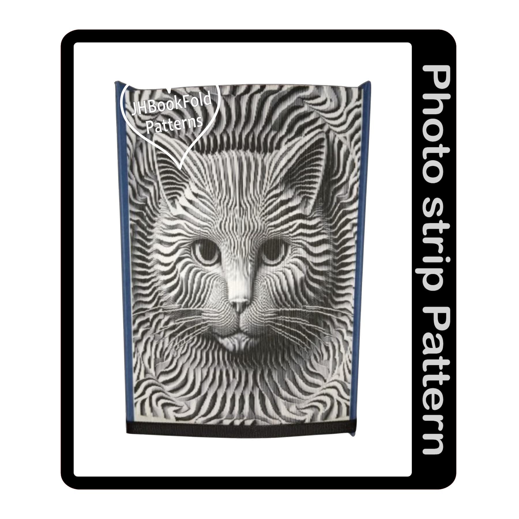 Cat Face Photo Strip Pattern (3579PS) - Etsy