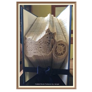 A94. MOTOR BIKE Book Folding Pattern