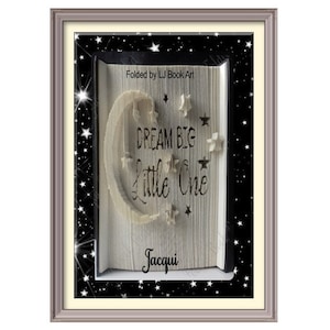 Dream Big Cut and fold Buchkunst Muster (2731)