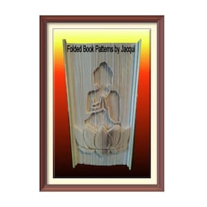 Buddha Cut and Fold Book Folding Pattern (2515)