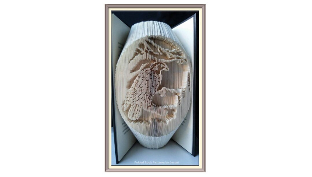 Eagle Cut and Fold Book Art Pattern (A7) - Etsy
