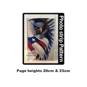 Federadler Fotostreifen Buchkunst Muster (1394PS)