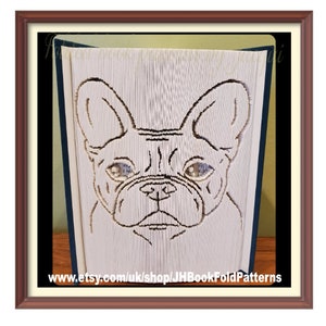 French Bulldog Book fold pattern (5707)