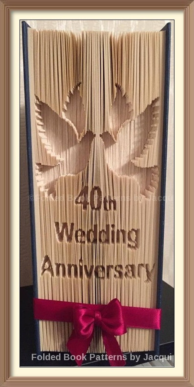 620. Anniversary Book Folding pattern | Etsy