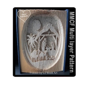 Nativity Multi Layer Cut and fold Pattern (6412)