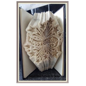 Birthday Book Folding Pattern (1426)