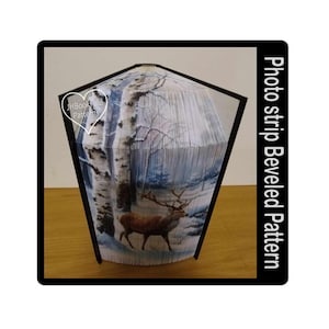 Deer Beveled Photo strip pattern (3151PS)