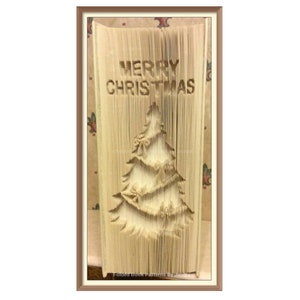 Christmas Book Folding Pattern (645)