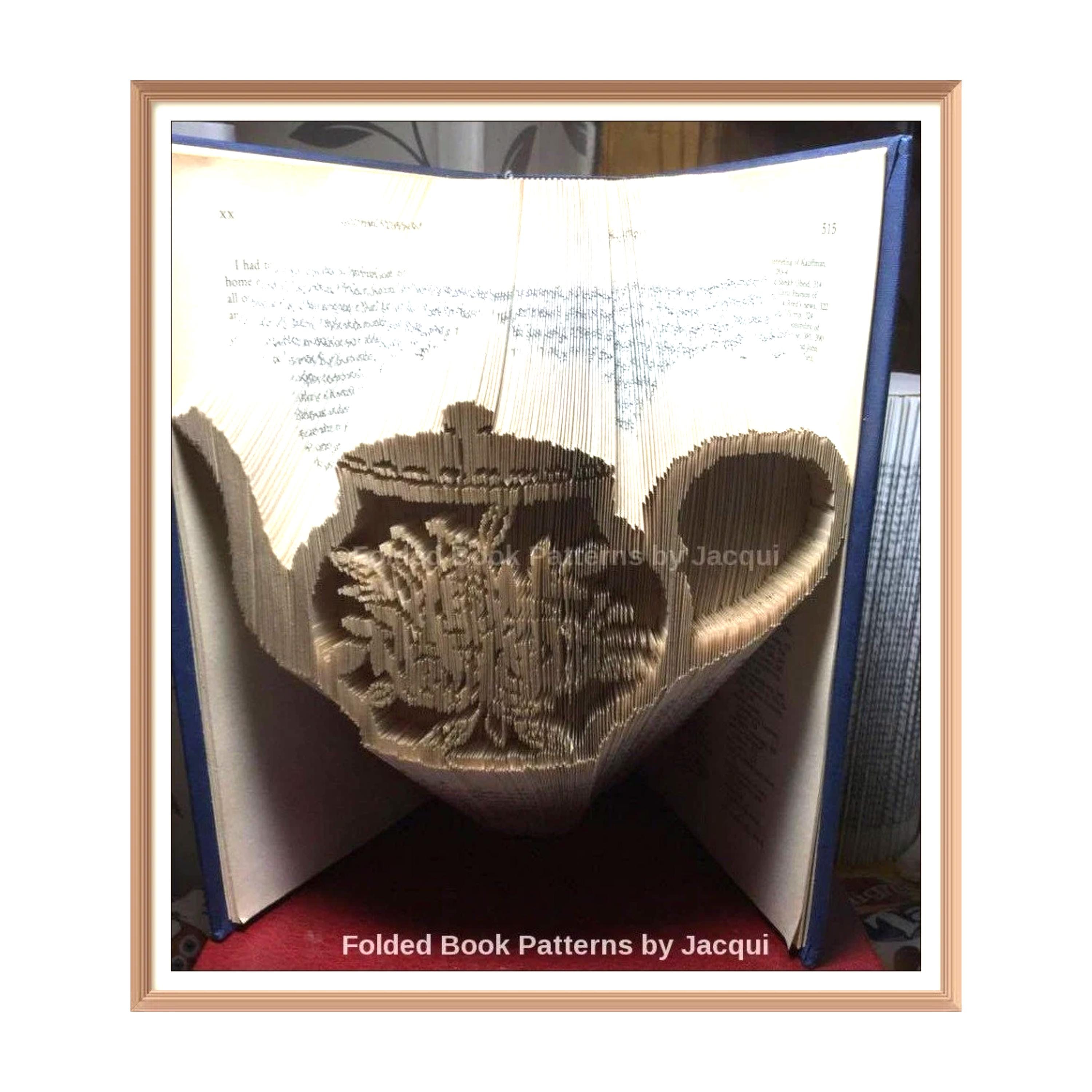 Teapot Cut and Fold Pattern (B20) - Etsy