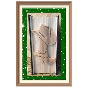 2749. Boot Book Folding Pattern