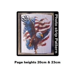 Amerikanischer Adler Fotostreifenmuster (2672PS)
