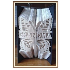 Grandma Book Folding Pattern (B15)