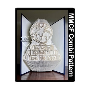 The World Belongs Book art pattern (6267)