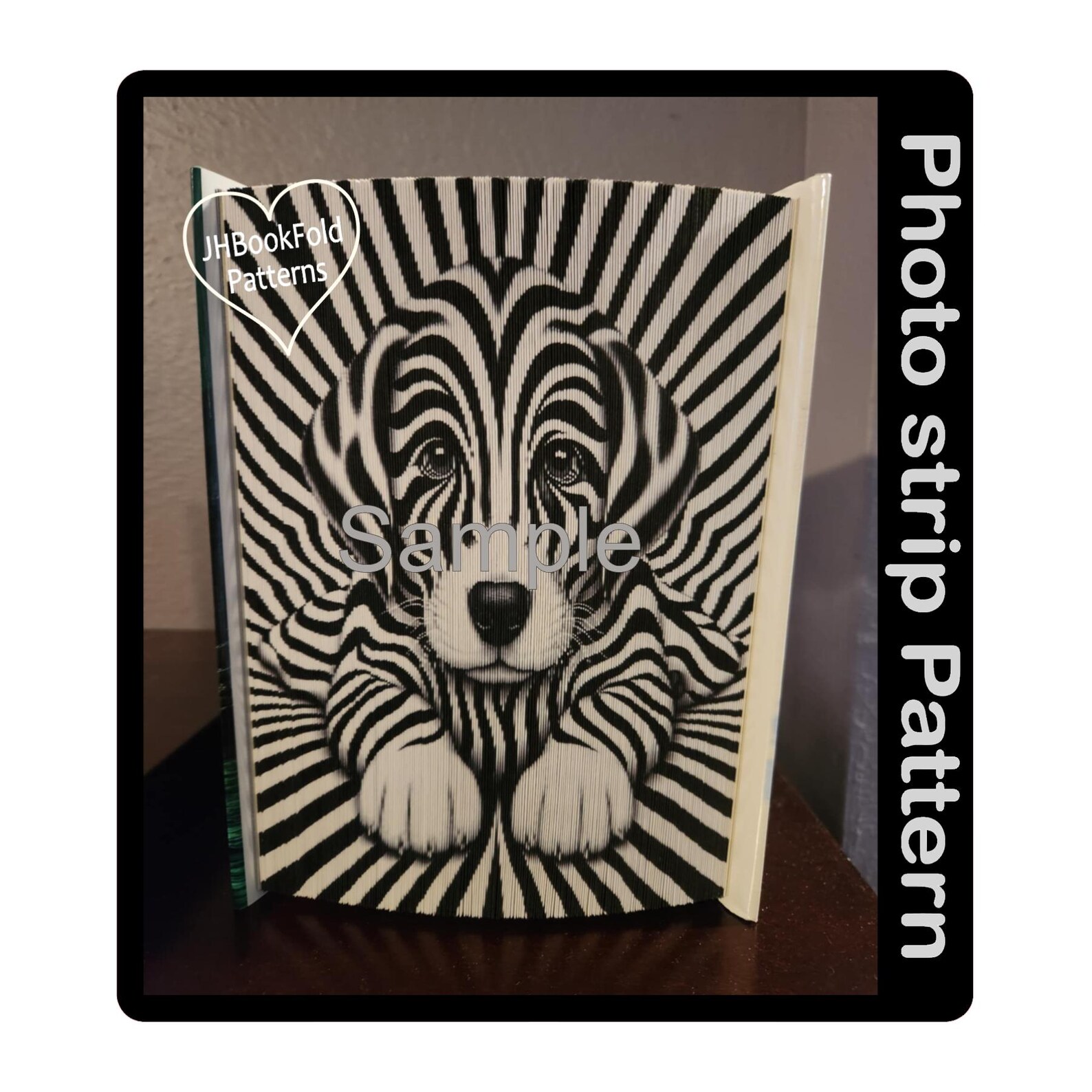 Cat Face Photo Strip Pattern (3579PS) - Etsy