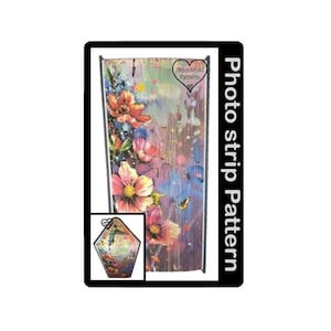 Floral Fotostreifen Buchkunst Muster (3280PS)