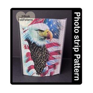 Amerikanischer Adler Fotostreifenmuster (1388)