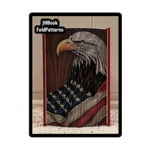 Amerikanischer Adler Fotostreifen Buchkunst Muster (916PS)