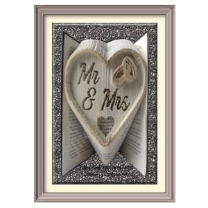 Hochzeit Cut and fold Buchkunst Muster (2127)