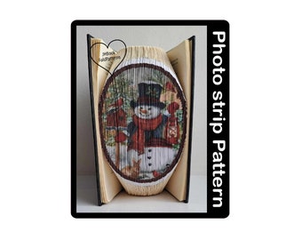 Snowman Photo strip Pattern (1589PS)