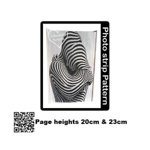 Embrace Photo strip Book art Pattern (3382PS)