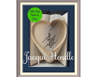 4247. Herz Buch Falt Muster