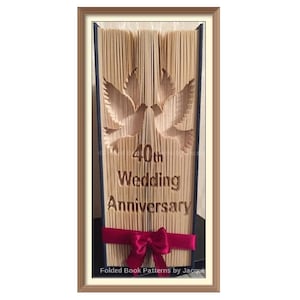 Anniversary Book Folding pattern (620)