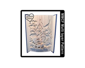Big Cats Cut and fold Multi Layer Muster (6669)