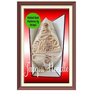 Christmas Book Folding Pattern (4162)