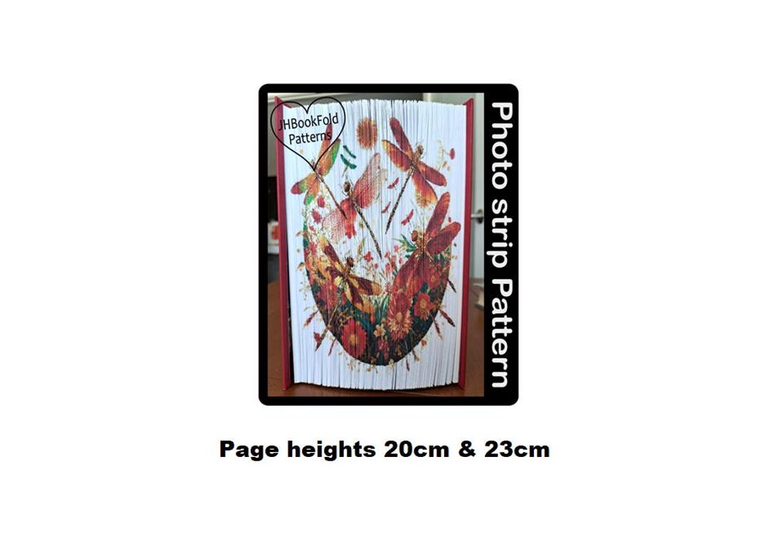 Dancing Dragonflies Photo Strip Book Art Pattern (2168PS) - Etsy